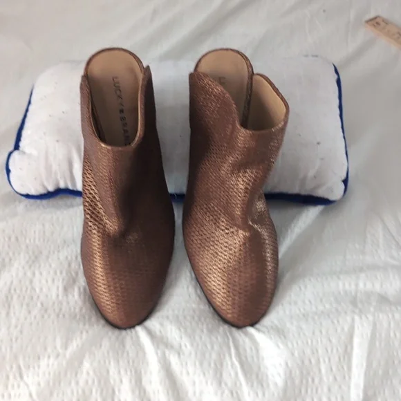 Lucky Brand LK- LARSSON Bronze Leather Mule/ Clog Size 7.5 - Picture 12 of 12